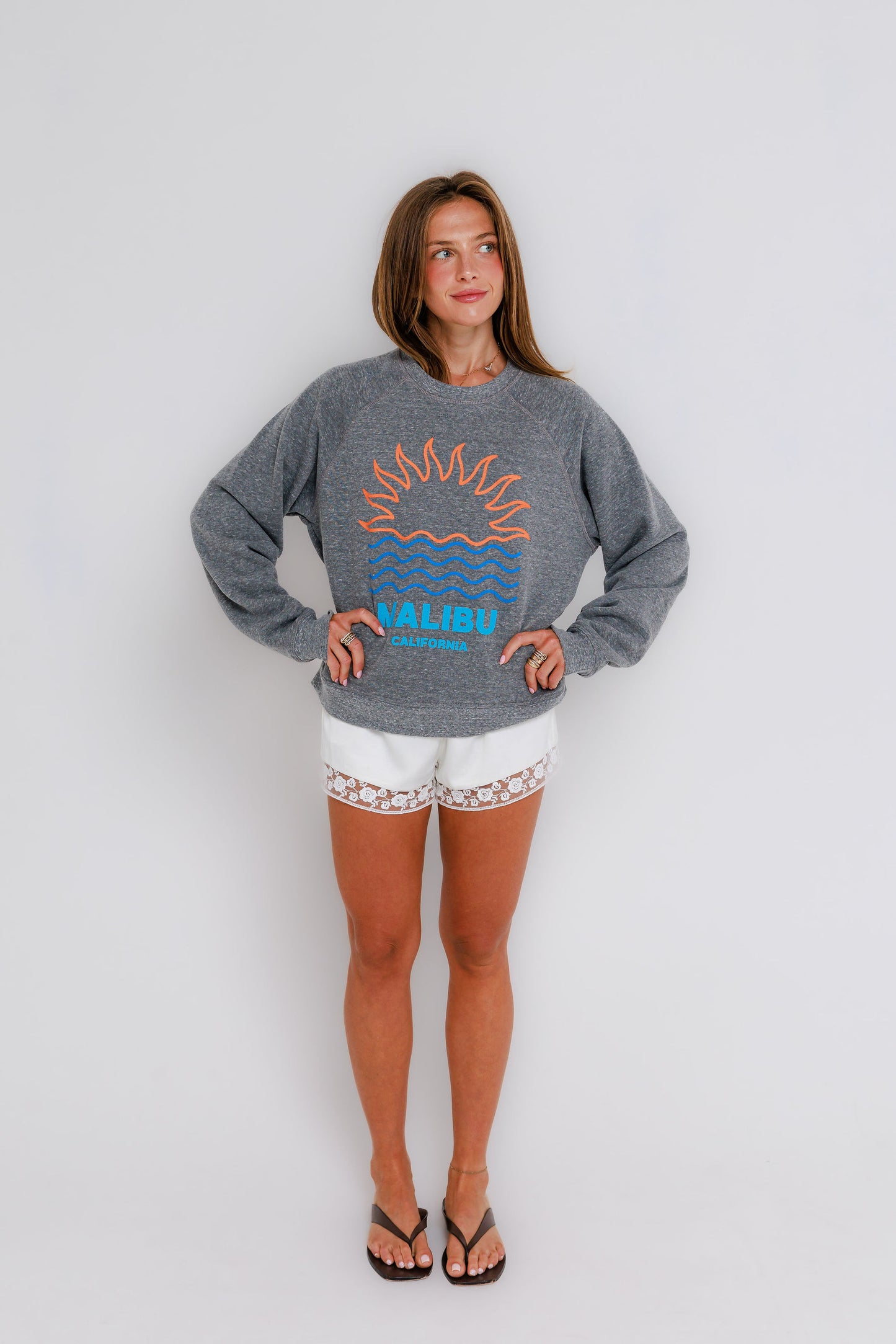 Malibu Sunrise - Raglan Crew