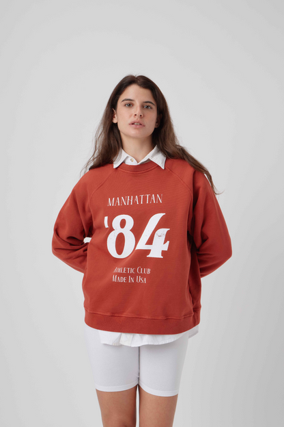 Manhattan 84 - Raglan Crew