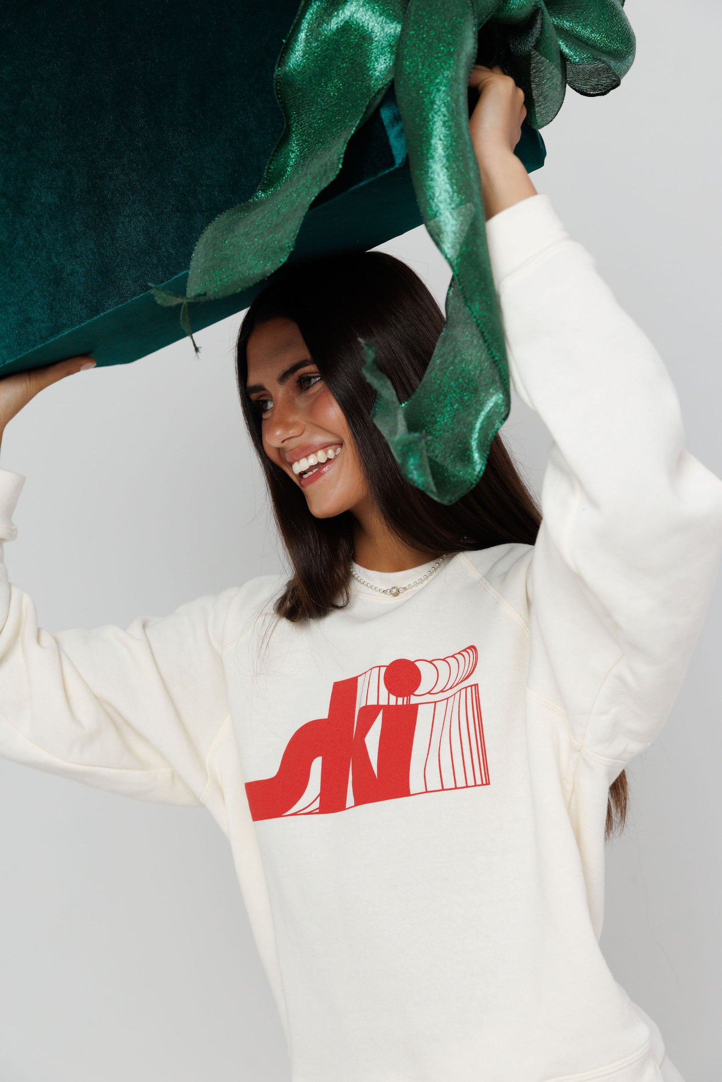 Retro Ski - Raglan Crew Fleece
