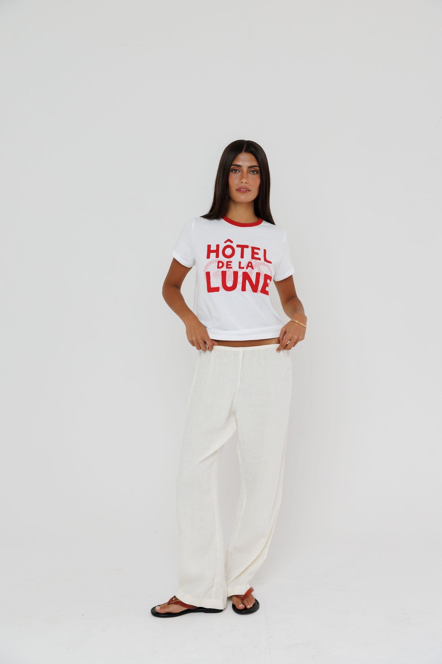 Hotel De La Lune - Ringer Tee