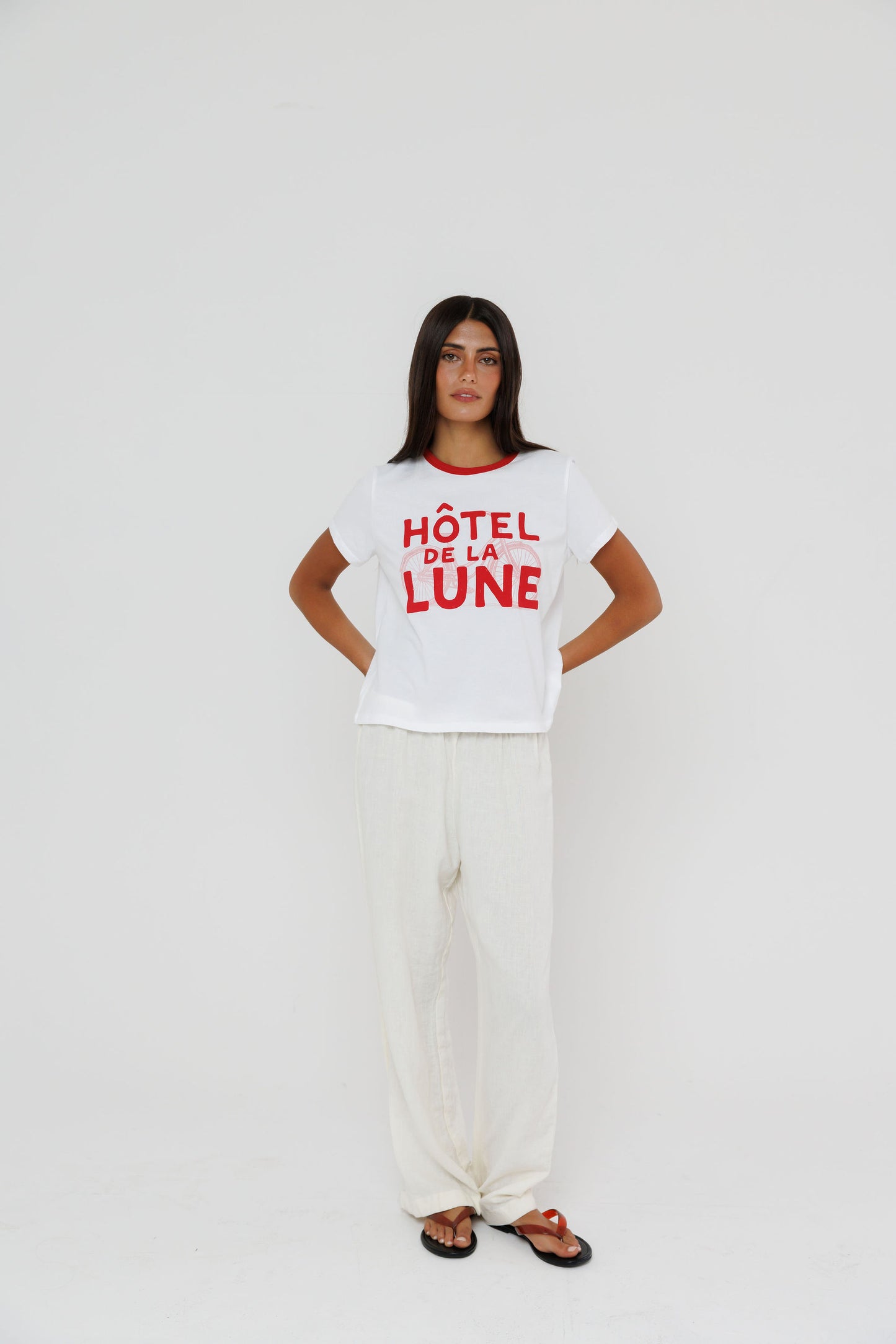 Hotel De La Lune - Ringer Tee