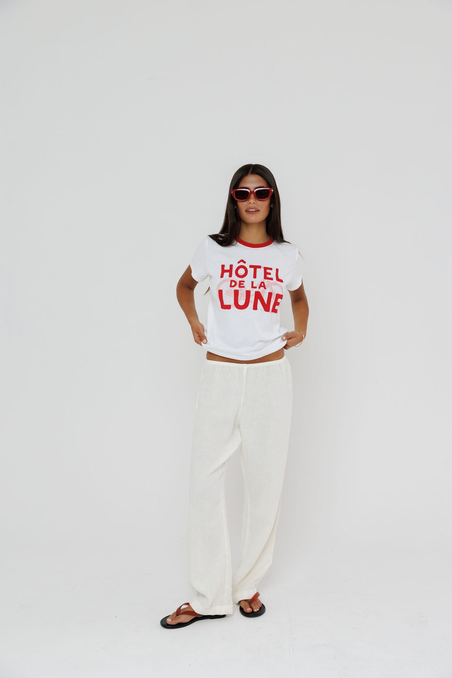 Hotel De La Lune - Ringer Tee