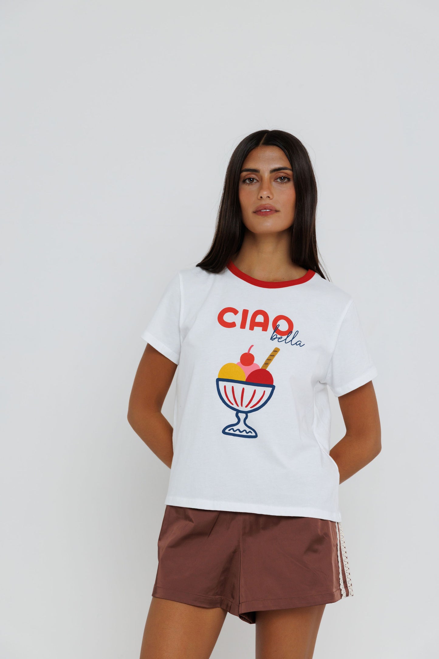 Ciao Bella Ice Cream - Ringer Tee