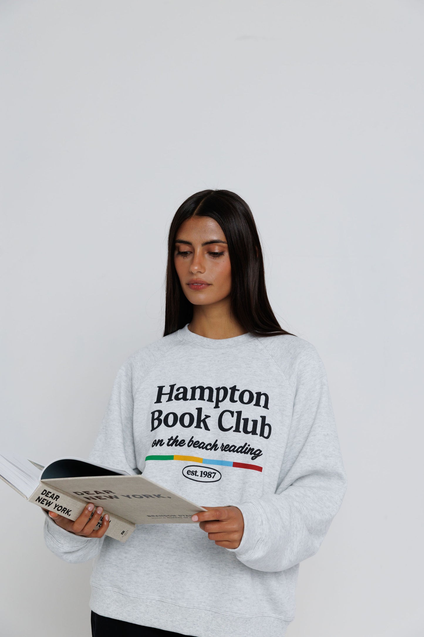 Hampton Book Club - Raglan Sweatshirt