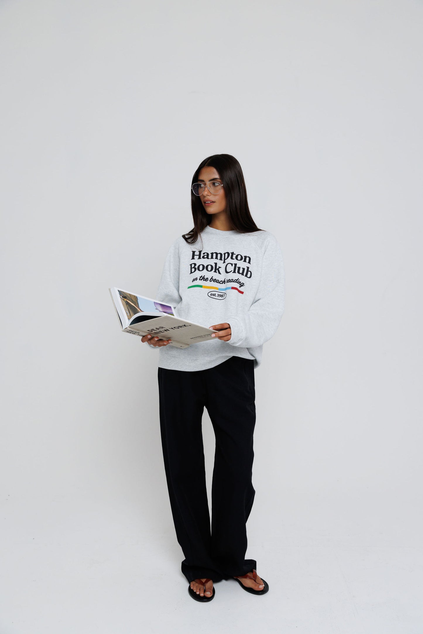 Hampton Book Club - Raglan Sweatshirt