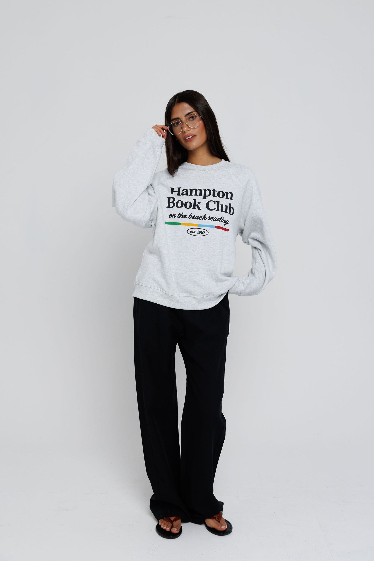 Hampton Book Club - Raglan Sweatshirt