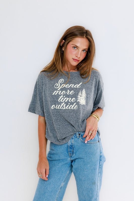 Spend More Time Outside - Boyfriend Tee