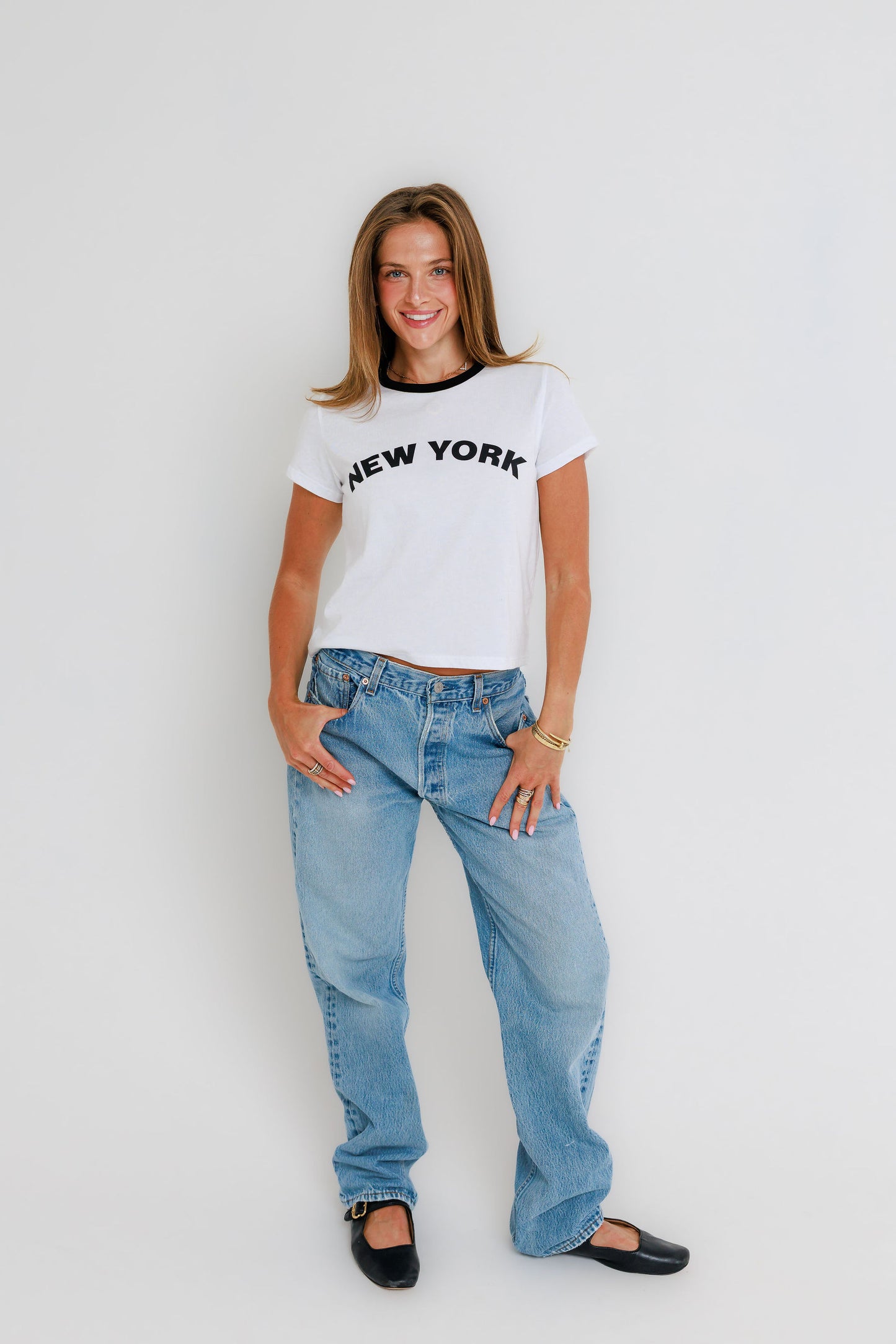 New York - Ringer Tee