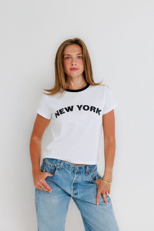 New York - Ringer Tee