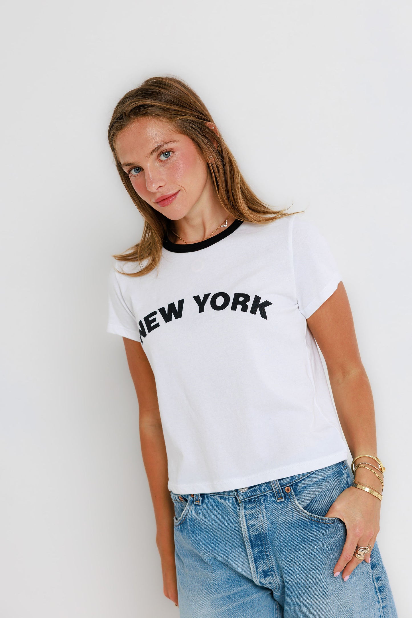 New York - Ringer Tee