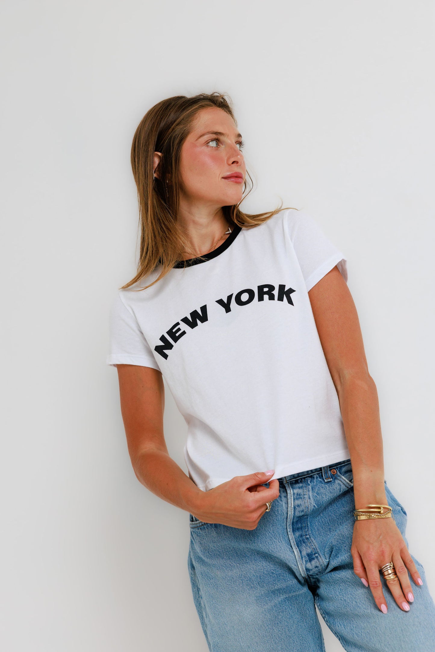 New York - Ringer Tee