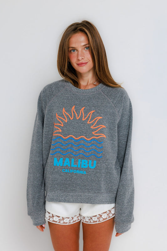 Malibu Sunrise - Raglan Crew