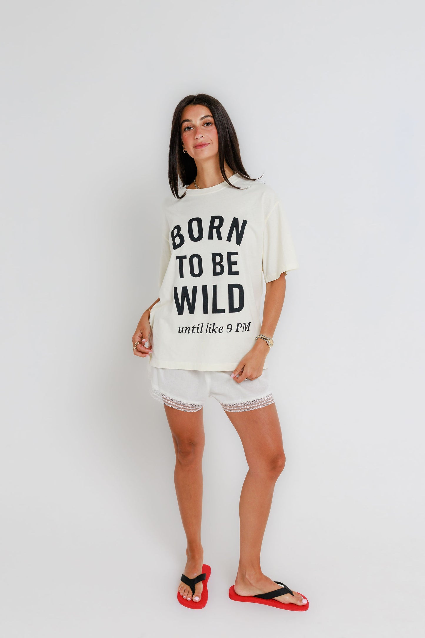 Born to be Wild - Oversized Boyfriend Tee