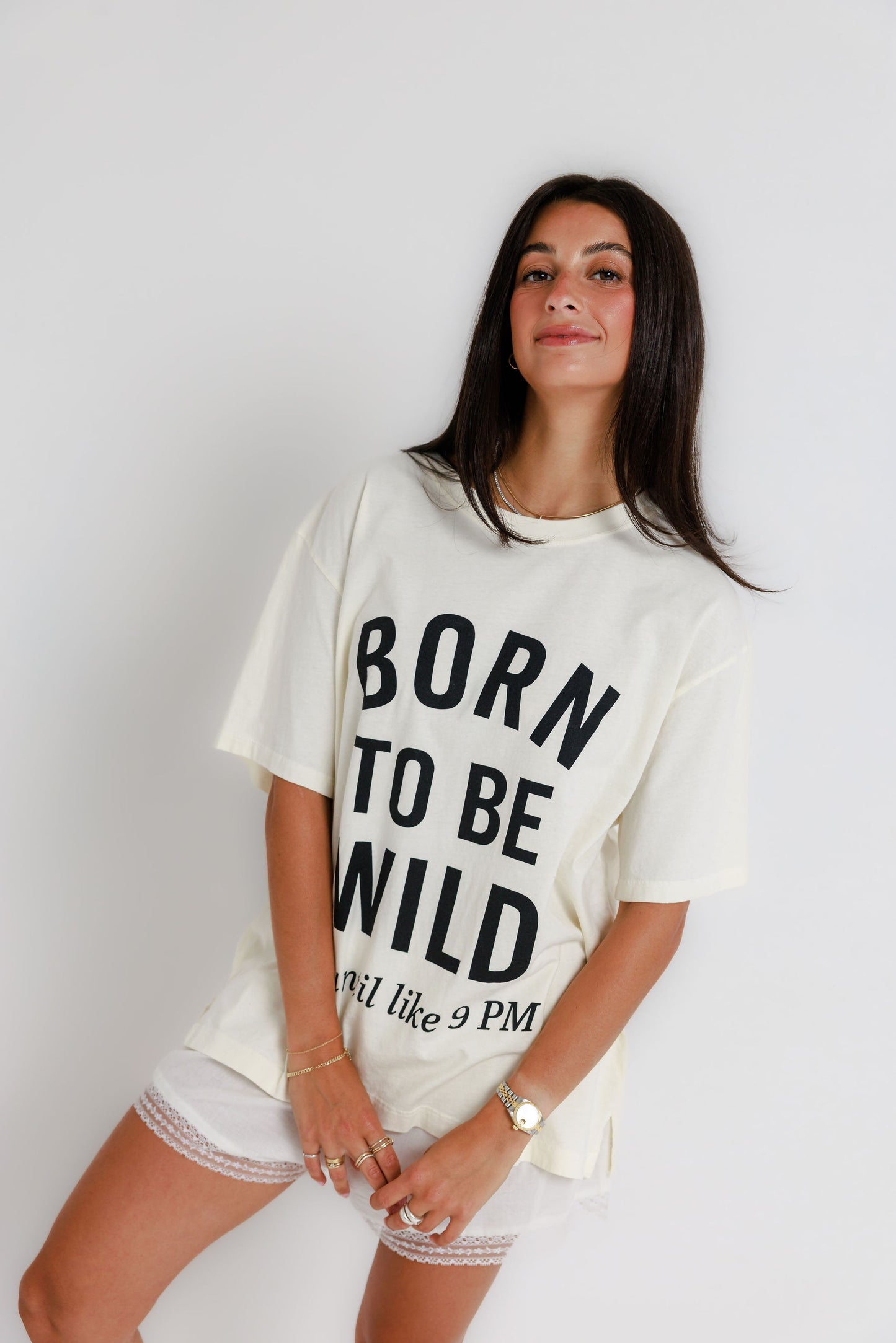 Born to be Wild - Oversized Boyfriend Tee