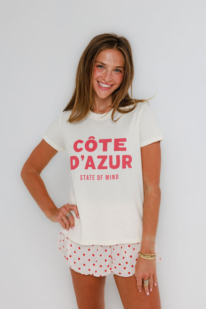 Cote d'azur State of Mind - Femme Crew