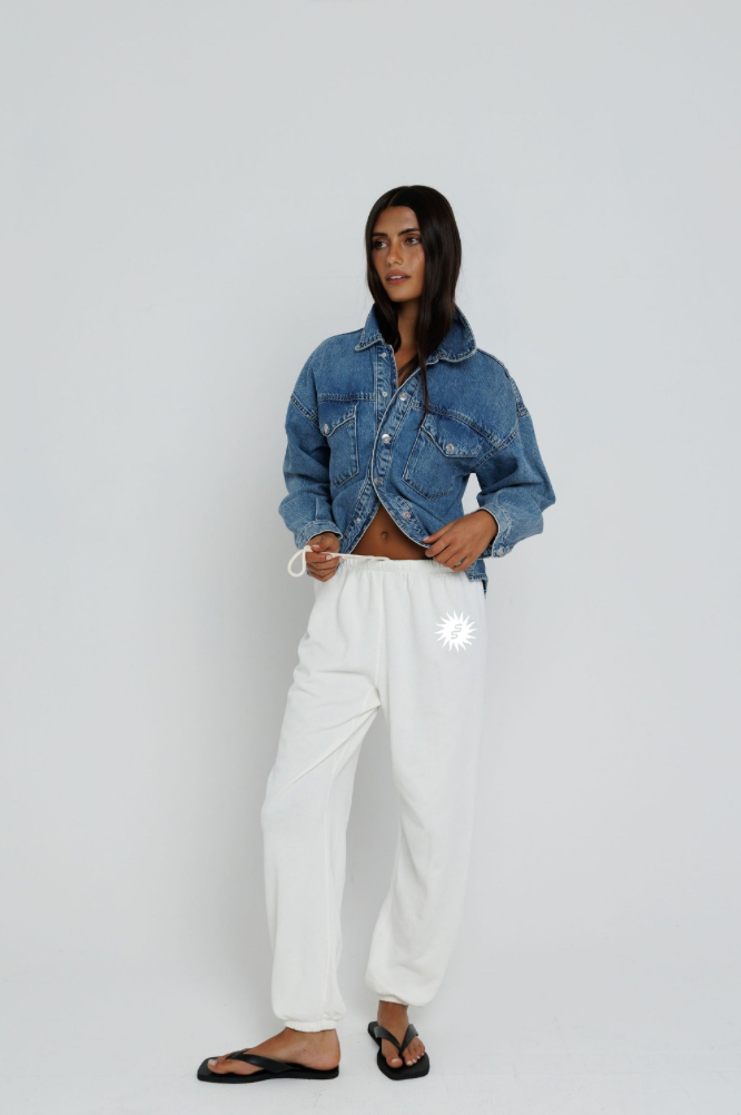 White Everyday Sweatpant