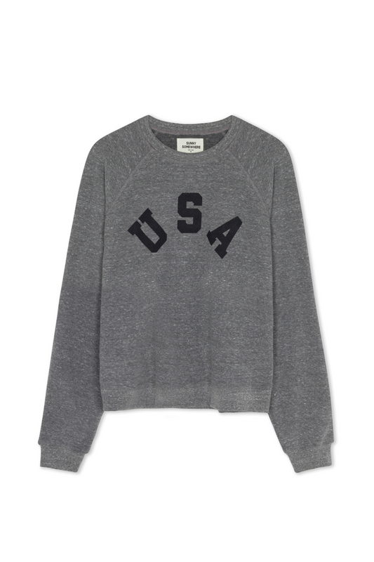 USA - Raglan Crew