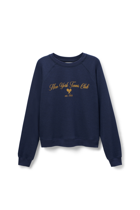 NY Tennis Club - Raglan Crew
